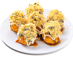 紫菜肉松章魚丸子